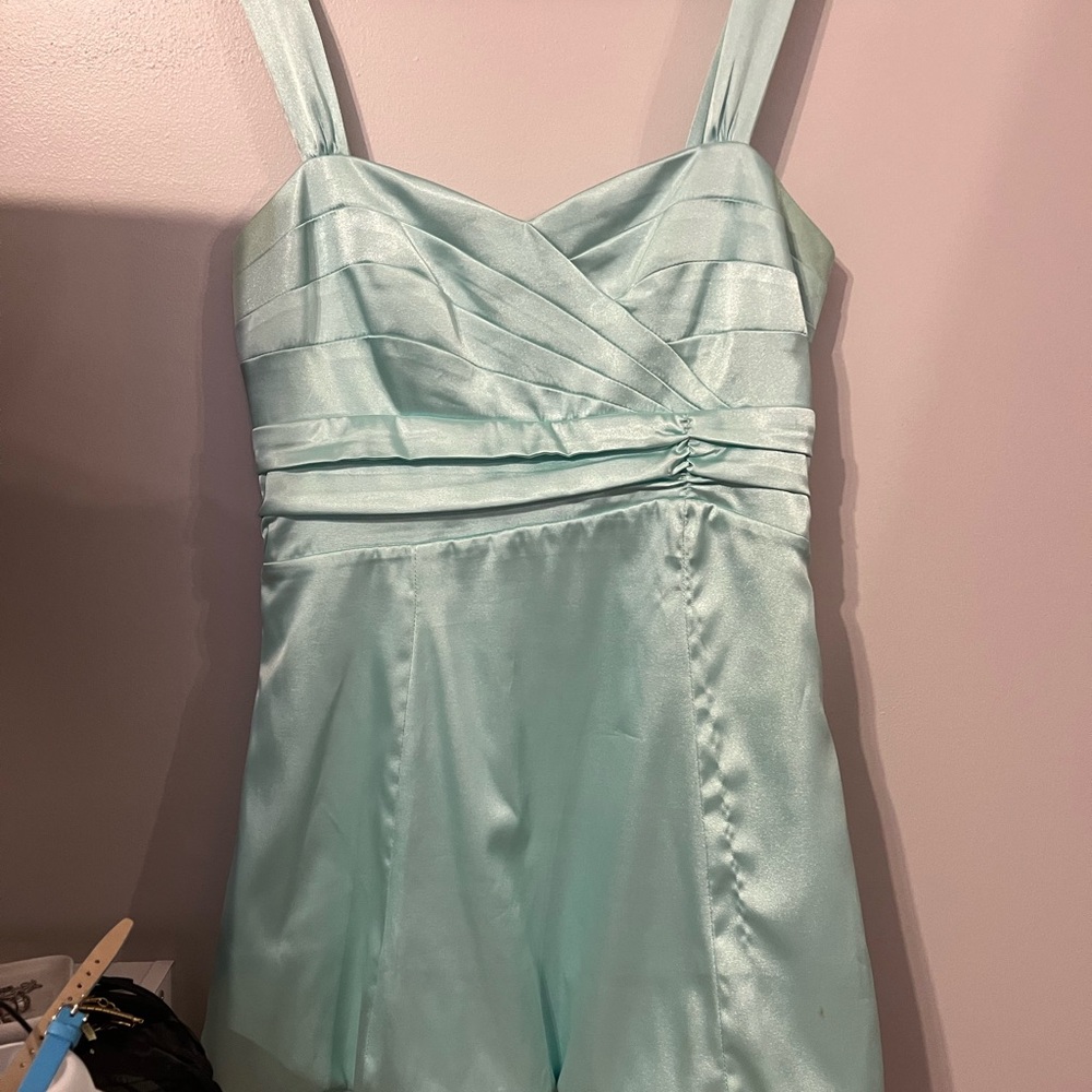 Mint Green Le Chateau formal dress